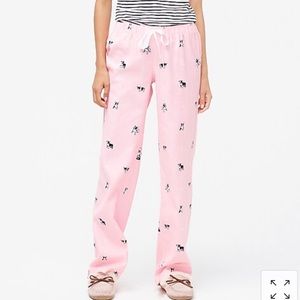 {J. Crew} Printed Flannel Pajama Pant